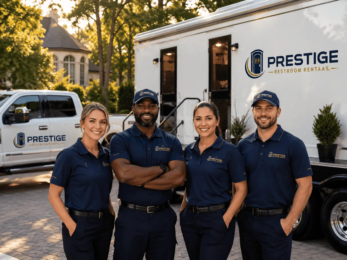 Trusted Luxury Portable Restrooms company in La Rue, OH